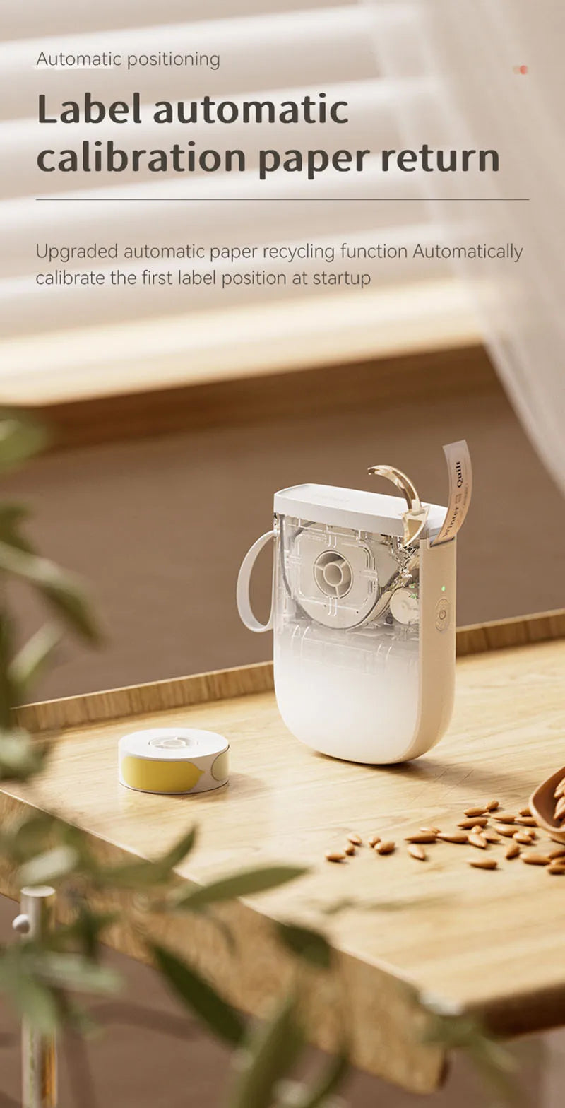 NIIMBOT D11 New Version Label Printer Mini Portable 300DPI Bluetooth Wireless Label Maker Name Tag Kitchen Sticker PrintingMaker