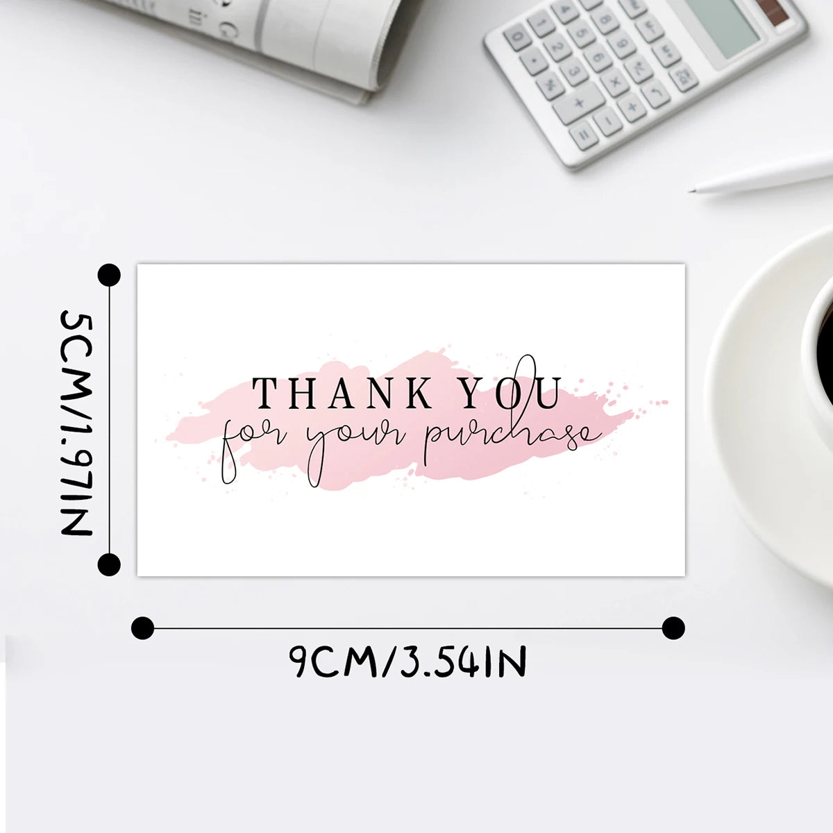 50pcs Thank You Card for Business,Party,Thank You Cards Small Business Supplies,Thank You For Your Order Card for Gift Packaging