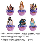 Katseye Girl Birthday Party Theme Decoration Cup Plate Banner Backdrop Gift Bag Tablecloth For Gift Baby Shower Supplies