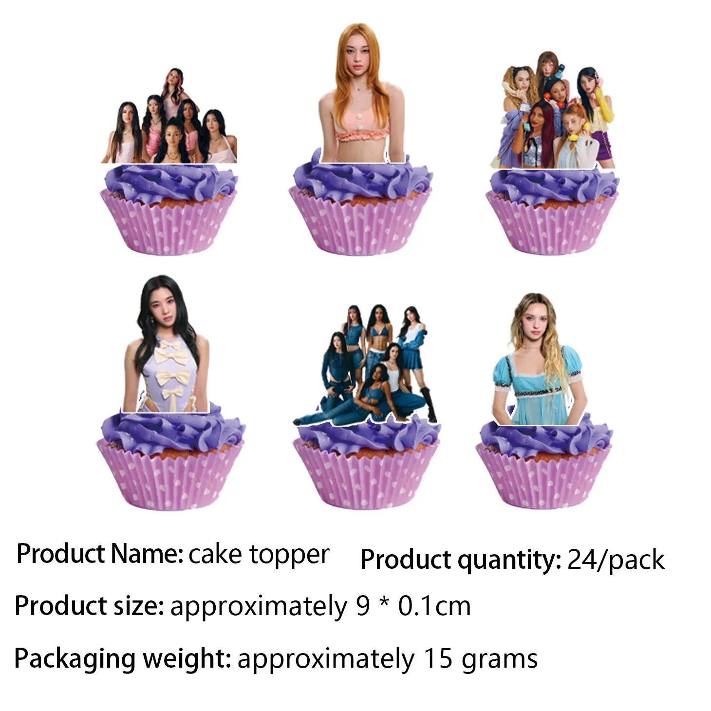 Katseye Girl Birthday Party Theme Decoration Cup Plate Banner Backdrop Gift Bag Tablecloth For Gift Baby Shower Supplies