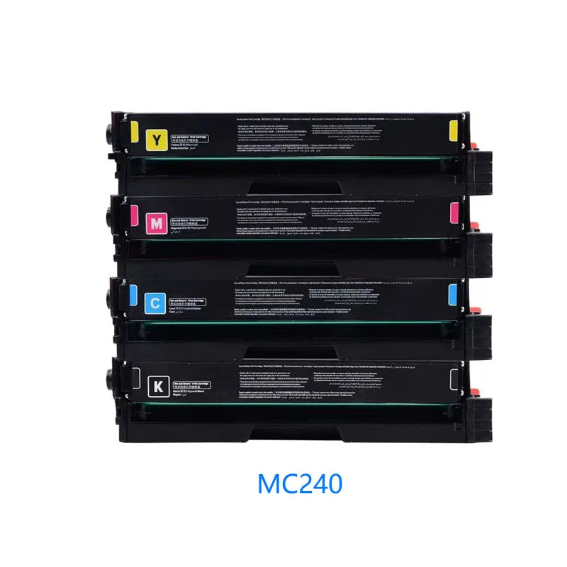 4 Colors Compatible Ricoh MC240 Toner Cartridge for MC240FW PC200W Color Printer No Chip