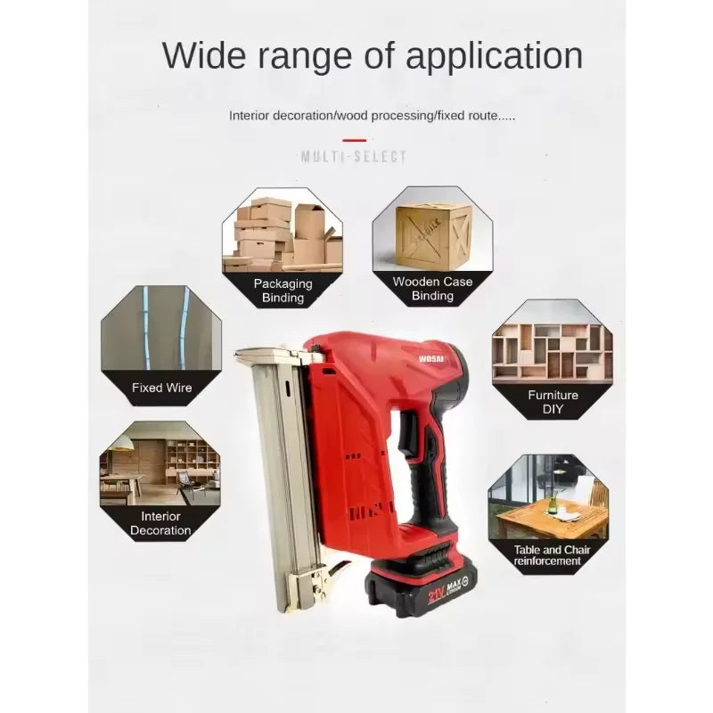 Air Nail Gun Furniture Pneumatic Gun Wood Frame Stapler Pneumatic Tool Power Tools F10