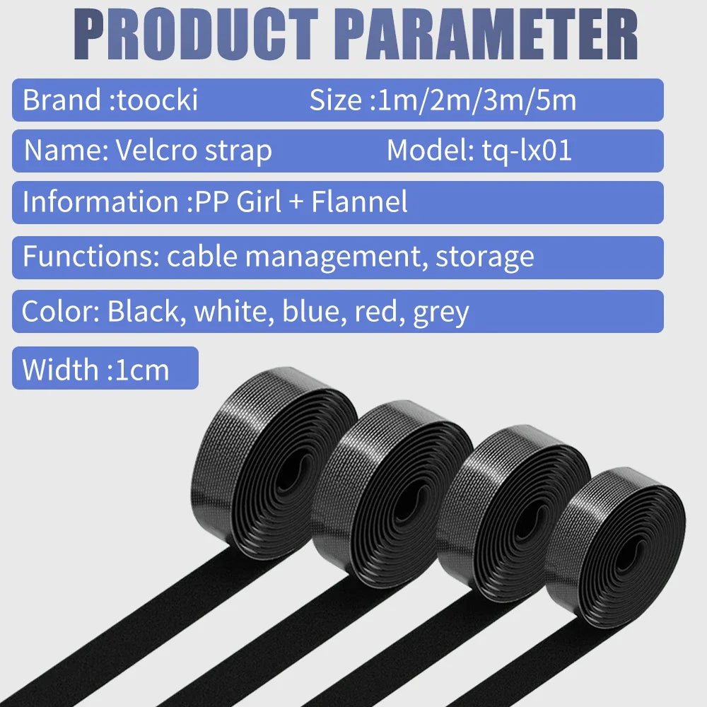 Cable Organizer USB Cable Management Protector Earphone Mouse Cord Ties 1/2/3/5M Management Phone Accessory For iPhone Samsung