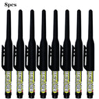 8Pcs 45mm Waterproof Long Head Nib Deep Hole Markers Pen Tile Carpenter Pen Multi-purpose for Woodworking Black/Blue/Red Ink