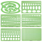 Jewelry Design Template Diamond Gemstone Drafting Ruler Kit Formwork Rulers Professional Designer Tools Supplies T-777-1 T-777-2