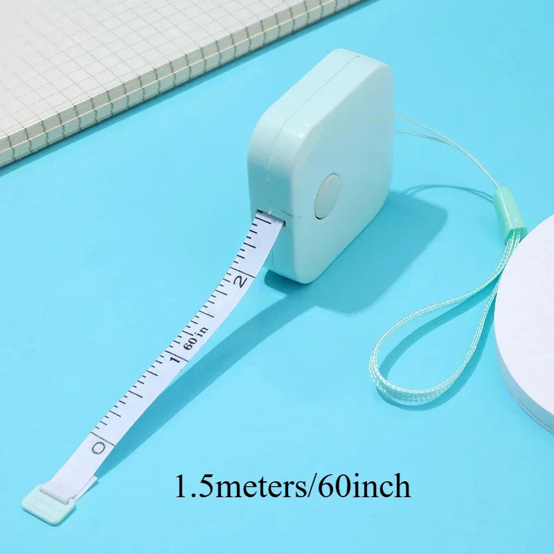 1/3/5PCS Portable Double-sided Tape Measure Retractable Mini Tape Measure for Weight Loss Medical Body Measurement Tailor Tool
