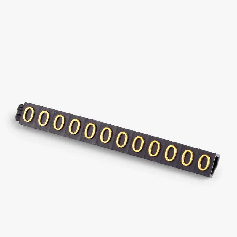 5pcs Price Cubes Adjustable Letter Snap Number Digit Stick Phone Watch Jewelry Snack Food Counter Display Stand Sign Tags