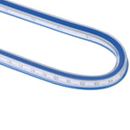 1Pc 30CM Flexible Curve Ruler Drafting Drawing Measure Tool Soft Plastic Tape