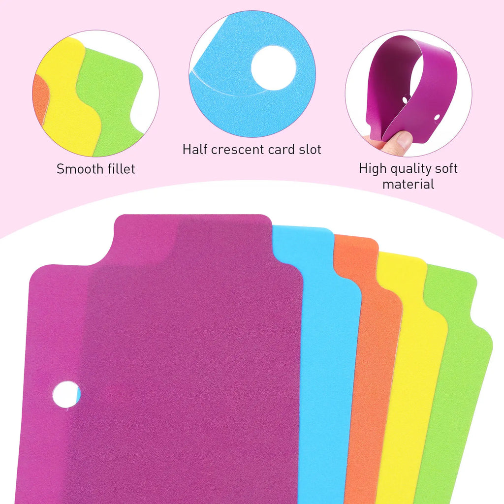 5Pcs Professional Notebook Dividers with Writeable Tabs Colorful Index Dividers for Binders Planners Diaries Hard Cover