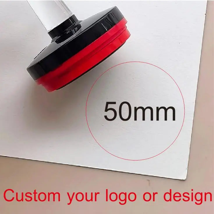 Personalized Logo and Text Self Inking Stamp Custom Your Own Design Company Logo Customized Photosensitive Seal Ink Stamp