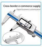 ET52 Stainless Steel 0.01mm High Precision Measure 150mm Digital Caliper mm/inch/Fraction Zero Setting Electronic Caliper