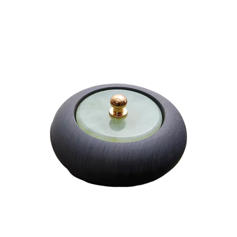 Small Natural Stone Inkstone Jade Mini Ink Stone Chinese Style Calligraphy Practice Inkstone Vintage Practical Ink Cartridge