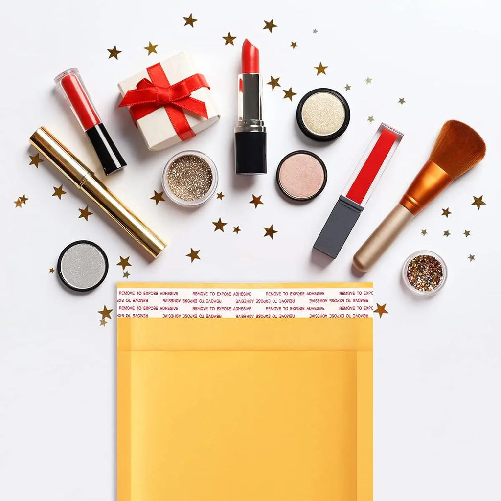 Kraft Paper Bubble Envelopes Bags Self Seal Adhesive Padded Bubble Mailers Shockproof Anti Drop Shipping Envelopes Mailing Bags