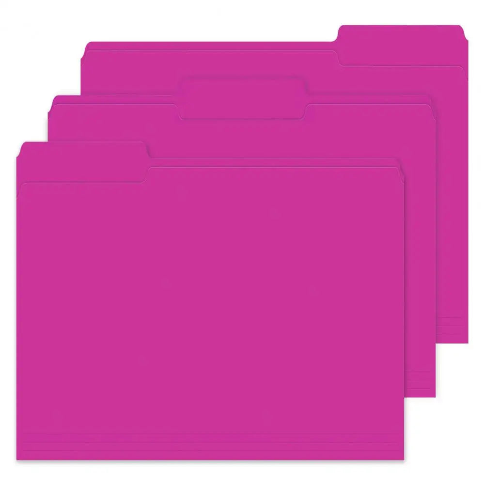 Home Office Organization Supplies Manila File Folders Set for Home Office Organization 50pcs Standard Letter Size for Easy