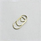 10pcs Mini Metal Paperclip Bookmark Binder Marking Paper Clips School Office Accessories