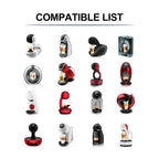 Refillable For Dolce Gusto Capsule Silicone Sleeve Stainless Steel Metal Dolci Gusto Coffee Maker Coffee Scoop Tamper i Cafilas