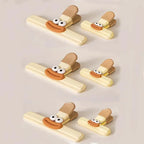 2/6 Pcs Creative Snack Sealing Clip Food Preservation And Moisture-Proof Sealing Clip Multifunctional Office Long Tail Clip