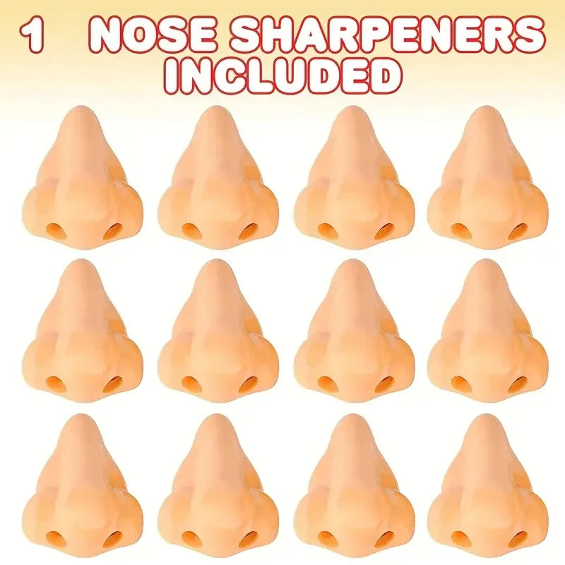 1pcs Creative Nose-Shaped Pencil Sharpeners Funny Nose Pencil Sharpener School Supplies Prizes For Kids Party Favors