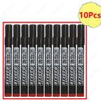 1-100Pcs Waterproof Oil-based Marker Pen Quick Dry Black Blue Red Ink Permanent for Metal Glass Stationery Art School Supply