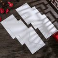 50pcs White Envelopes B6 Size Thick Self Seal For Cards Letters Wedding Invitations Blank Business Security Compact