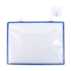 Wall Hanging A4 Receipt Organizer Waterproof Water Resist Document Storage Bag PVC Transparent File Folder for Classroom Office