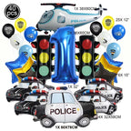 Police Party Plates Napkins Police Birthday Party Tableware Set Police Officer Car Party Decorations Favors Police Theme Party
