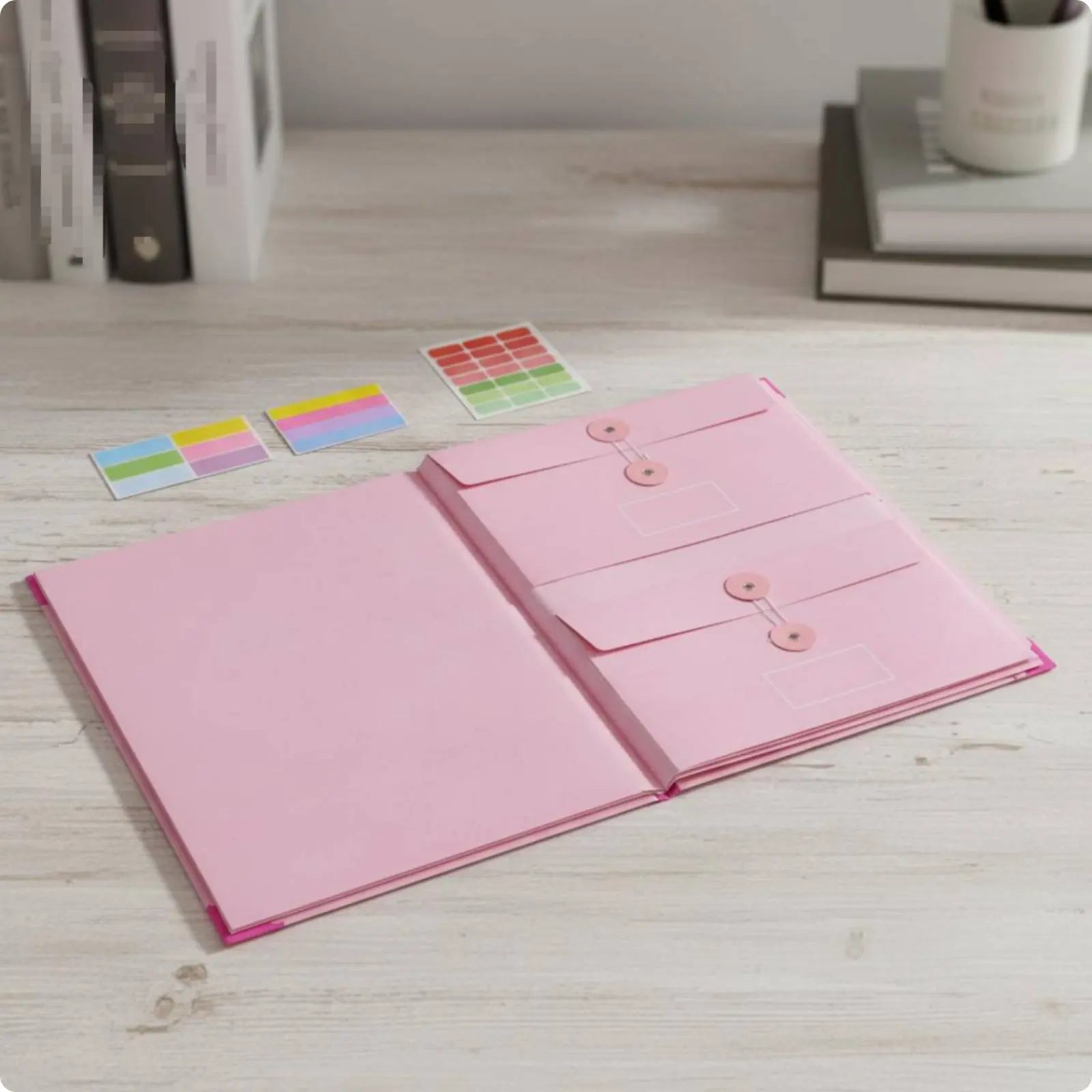 Manila Pocket Binder Expandable Accordion File Folder Expanding File Folder Easy to Organize Expanding Document Organizer