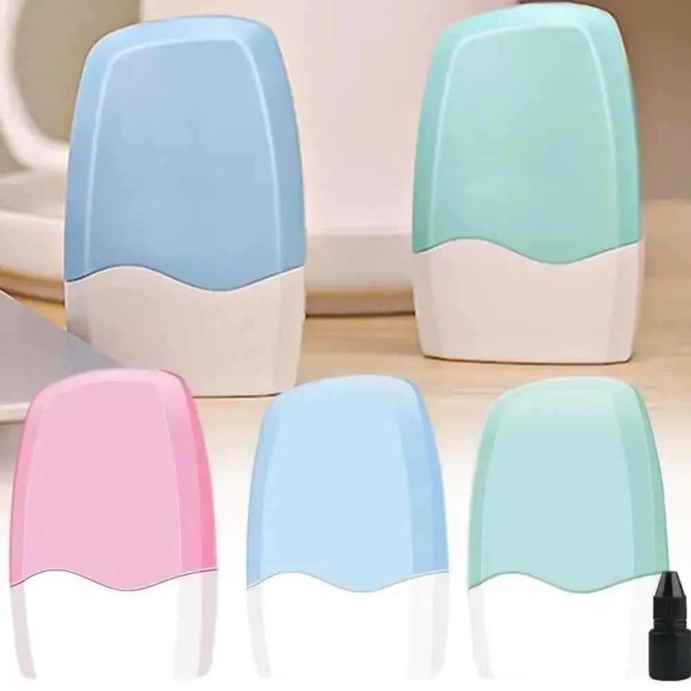 Reusable Identity Protection Roller Stamp Plastic Shielder Privacy Security Address Eraser Anti-Theft Smear Solid Color
