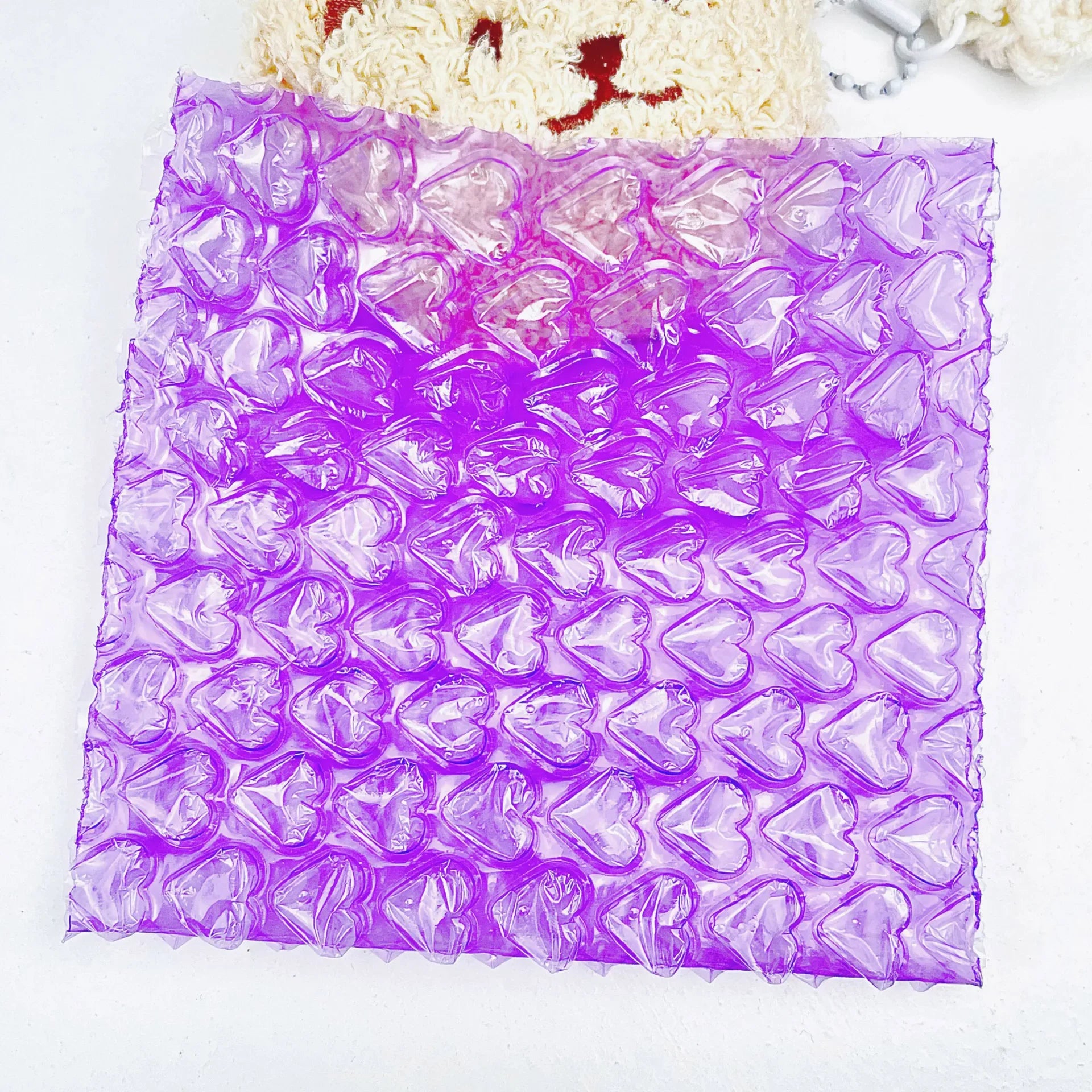 10pcs Love Heart Shaped Bubble Mailers Envelope Protective Wrap Plastic Shockproof Bag Foam Packing Bags
