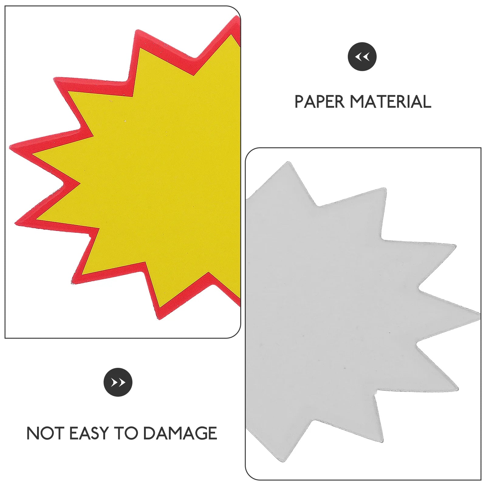 200pcs Price Tags Blank Sale Signs Retail Store Advertising Paper Labels Supermarket Display Blank Label Tag s(Note:7x5cm)