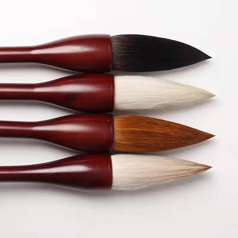 Extra Large Character Calligraphic Brush Big Wood Writing Brush Long Weasel Wolf Hair Spring Festival Couplets Chinese Brush Pen