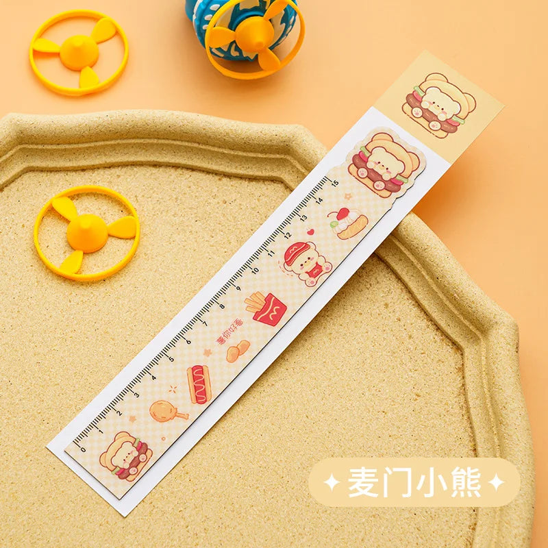 Magnetic Ruler Multifunction Cartoon Soft Ruler Ruler Cute Student School Supplies Reward Children Stationery Small Gift