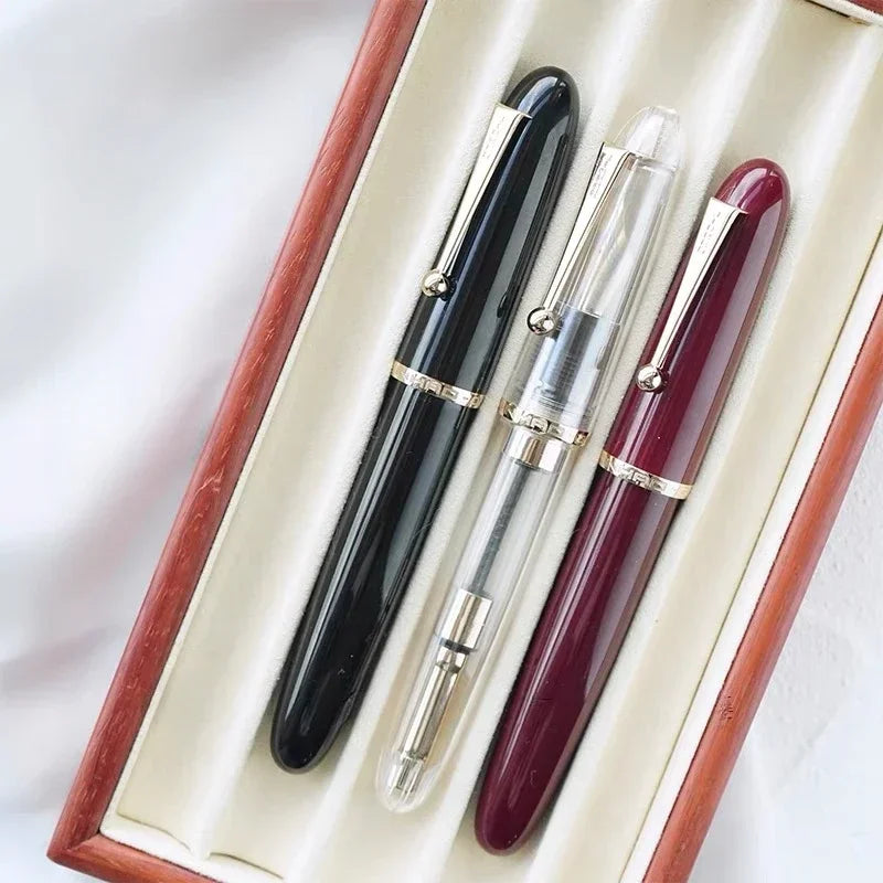Jinhao 9019 Fountain Pen Transparent Color EF/F/M Nib Ink Student School Stationery Business Office Supplies Pens for Writing