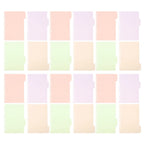 6Sets Aesthetic Pastel Binder Dividers with Tabs Plastic PP File Separators for Notebook Index Divider Pages Study Planner