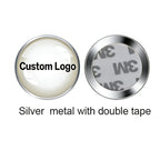 Shirley custom 100pcs  Metal Badges Lapel Pins Epoxy resin domed Printed label pins name alfileres personalizados para cuello