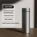 Gianxi Pure Titanium Insulated Cup Men'S And Women'S High-End Water Cup Portable Tea Cup Tea Water Separation Titanium Cup