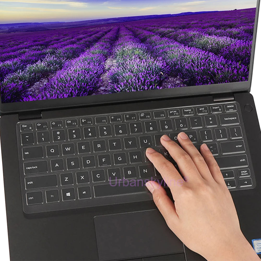 Keyboard Cover for Dell Latitude 14 7440 7450 7400 7404 7410 7414 7420 7424 7430 7480 7490 2 in 1 Silicone Protector Skin Case