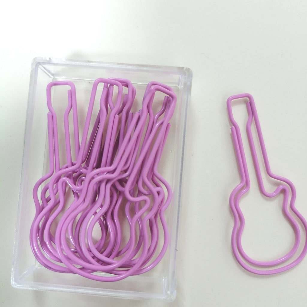 10pcs/lot Pink Series Kawaii Animal Cat Heart Shape Paper Clip Metal Bookmark Decorative Memo Clips Stationery