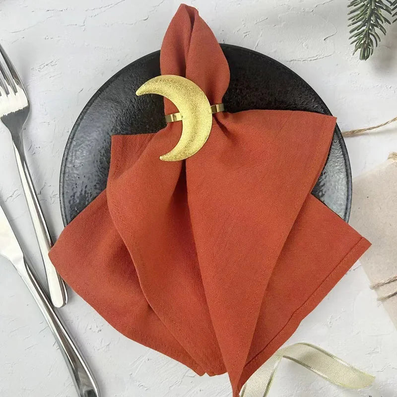 4PCS Christmas Red Cloth Napkins Washable 30x45cm 100% Cotton Fabric Tea Towel for Dinner Wedding and Parties Decor