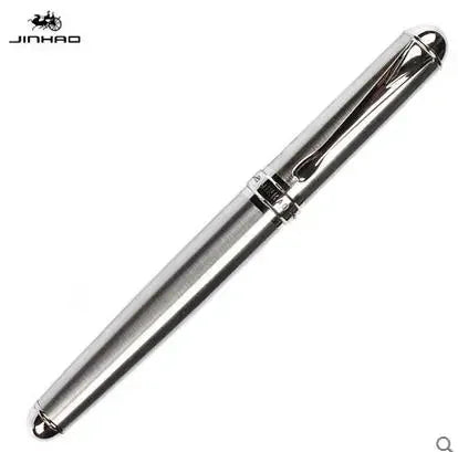 Jinhao X750 Classic Style Silver Clip Metal Fountain Pen 0.5 mm Nib Steel Ink Pens for Gift Office Supplies School Supplies