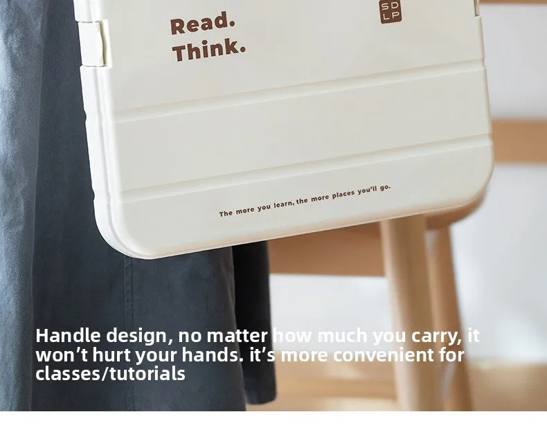 Test Paper Storage Bag Handbag Accordion File A4 Folder Large Capacity Test Paper File Homework Archive for High School Students