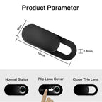 5/10/20pcs Universal Ultra-Thin Laptop Webcam Cover Shutter Antispy Camera Cover For Web Laptop Mobile Phone Lens Privacy Cover