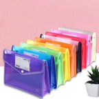 A4/A5File Folder Stationery Storage Folder Waterproof File Organizer Folders Pvc Bag Portfolio Paper Storage Office Organizers