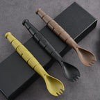 Mini EDC Tactical Tableware, Multi-functional Tools, Forks, Spoons, Knives, Combination, For Camping, Hiking, Outdoor, Halloween