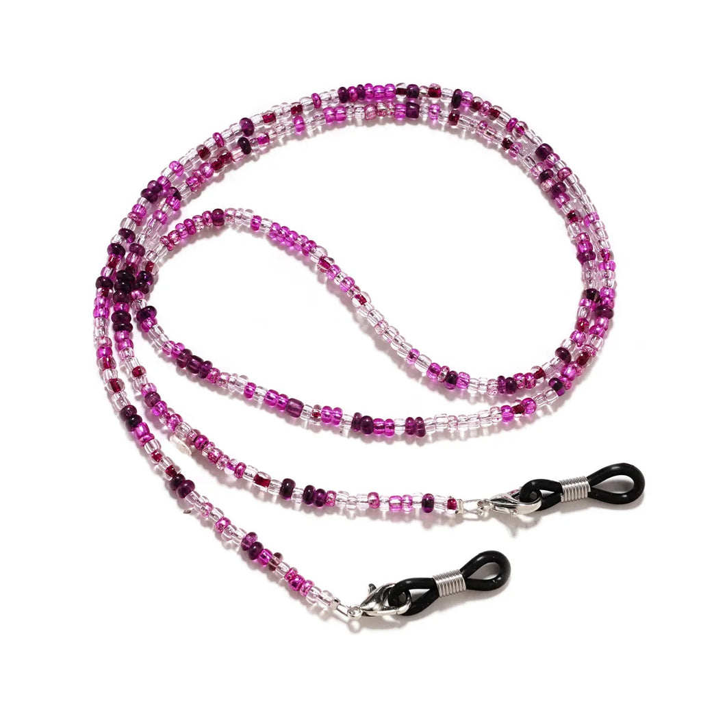 Fashion Eyeglass Chains for Women Pear Crystall Sunglasses Chains Glasses Cord Holder Eyewear Lanyard Necklace Strap Rope