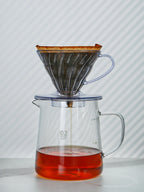 Hot Selling V Shaped 60 Degrees Coffee Maker Set Pour-over Coffee Filter Cup Spiral Hand Filter Cup