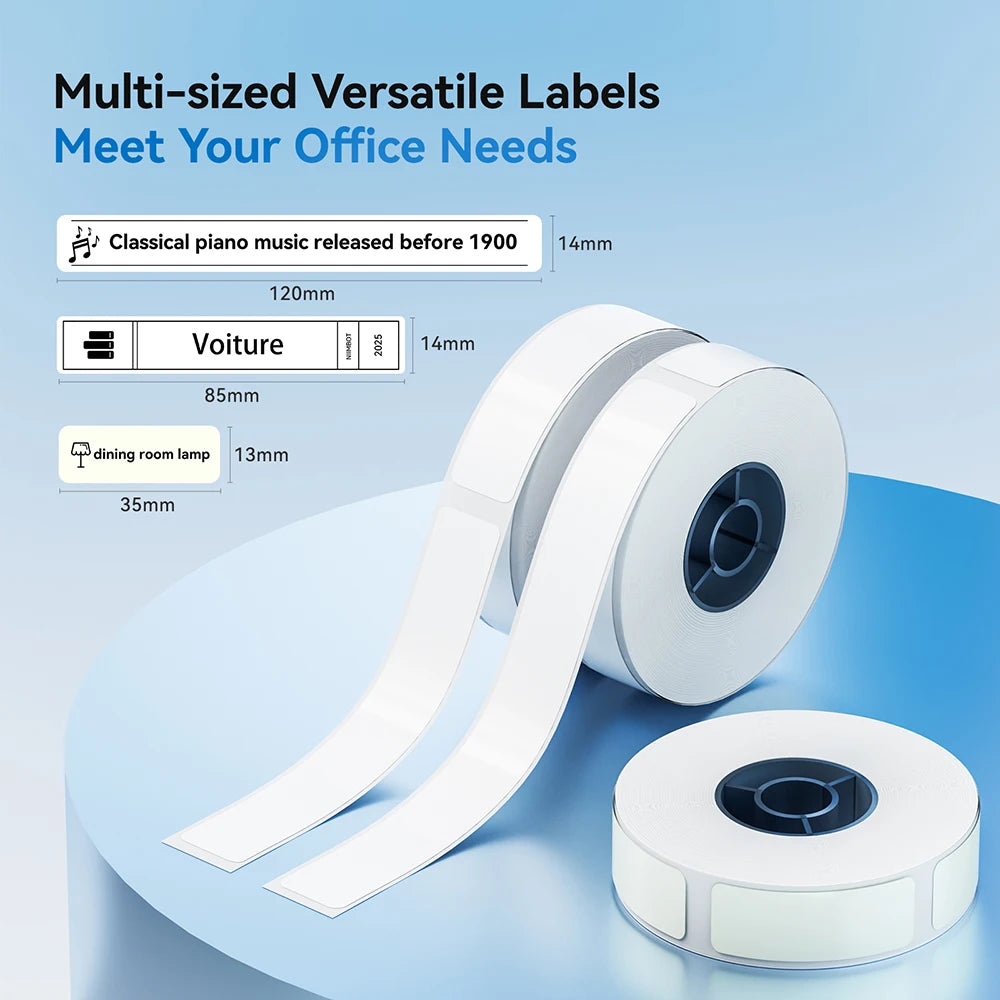 Niimbot N1/B18 Thermal Transfer Label Printer Label Maker with Black Ribbon Paper Tag Sticker for Home Office Jewelry Garden