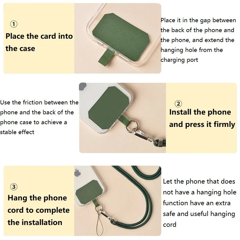 Phone Lanyard Strap Crossbody Cord for Mobile Wire To with Lanyard Mobile Chain To Hang Around Cell Necklace Strap SJGS01