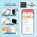Marklife P15 Wireless Bluetooth Label Printer Portable Thermal Printer Similar as D11 D110 D101 Label Machine Mini Label Maker