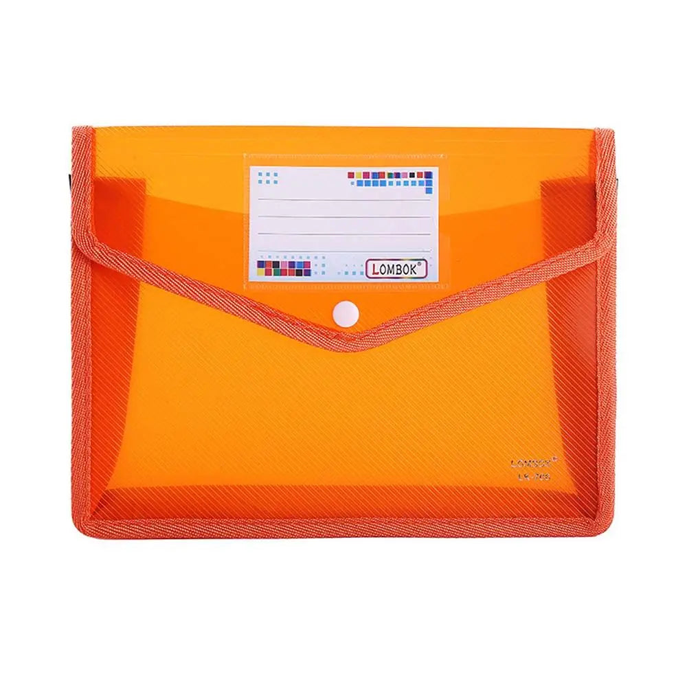 A4/A5File Folder Stationery Storage Folder Waterproof File Organizer Folders Pvc Bag Portfolio Paper Storage Office Organizers